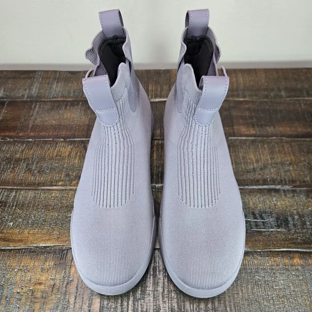 NEW Vessi Weekend Chelsea Mens Size 8 Waterproof Shoes Boots Granite Purple Gray